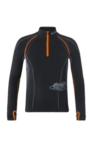 Werkshirt, lange mouw, ADVANCE, maat S, zwart