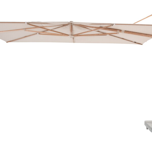 4SO_ Finca parasol 400x300cm Woodlook frame Sand 01 (1)