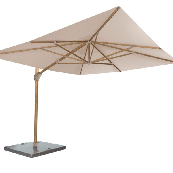 4SO_ Hacienda parasol 300x400cm. Woodlook frame with Sand canopy _01 (1)