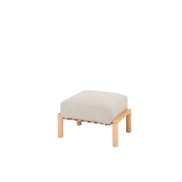 4SO_ Lucas footstool natural teak with cushion 01