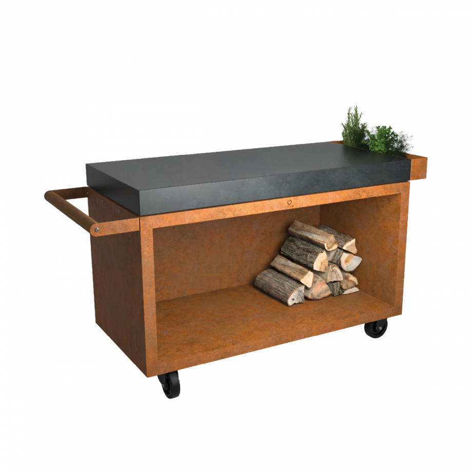 Ofyr mise en place corten Ofyr Classic pro mise en place table - Afbeelding 1